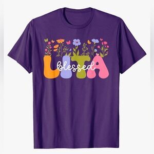 Blessed Lita Grandma Groovy Lita Grandmother T-Shirt size small